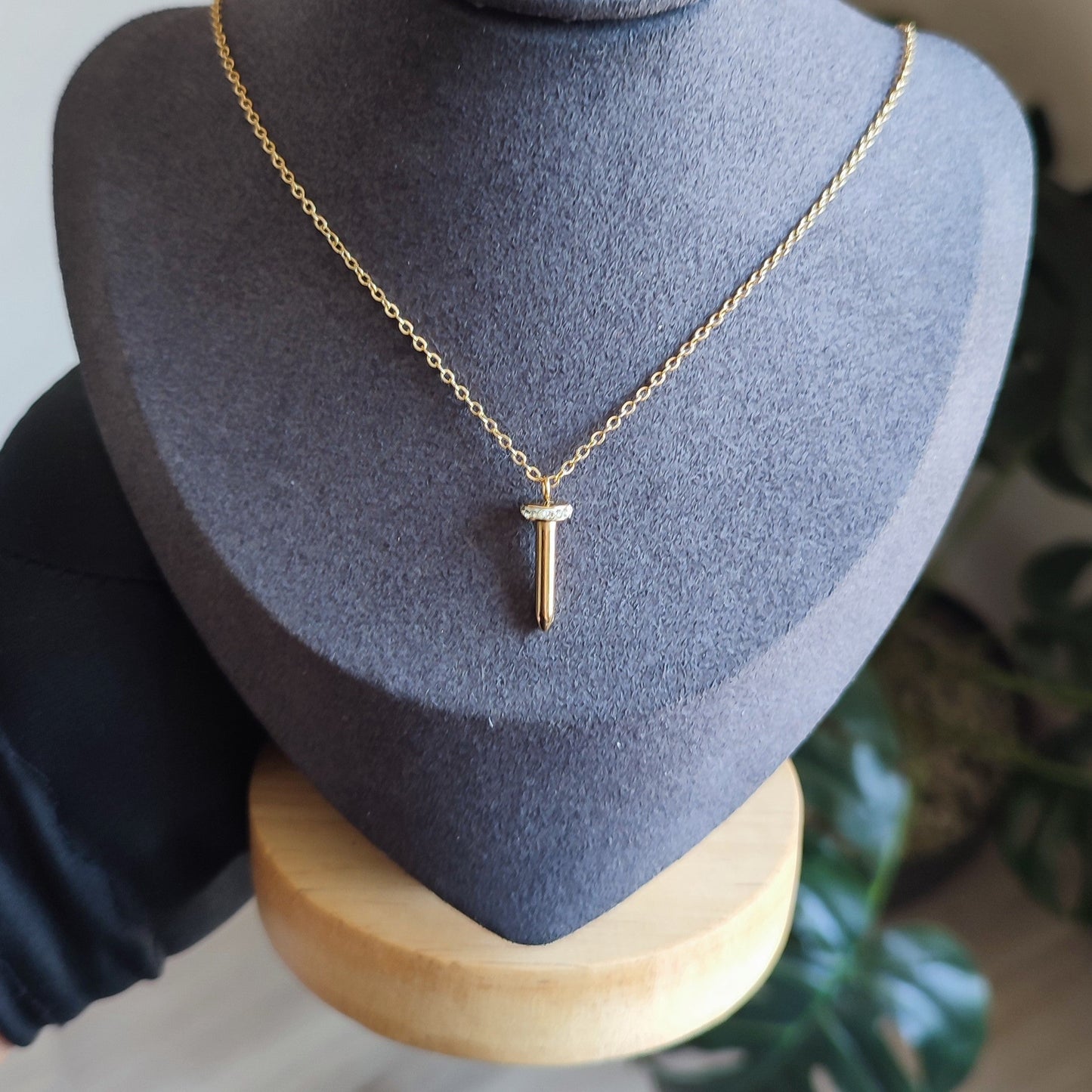 Collier Clou Doré