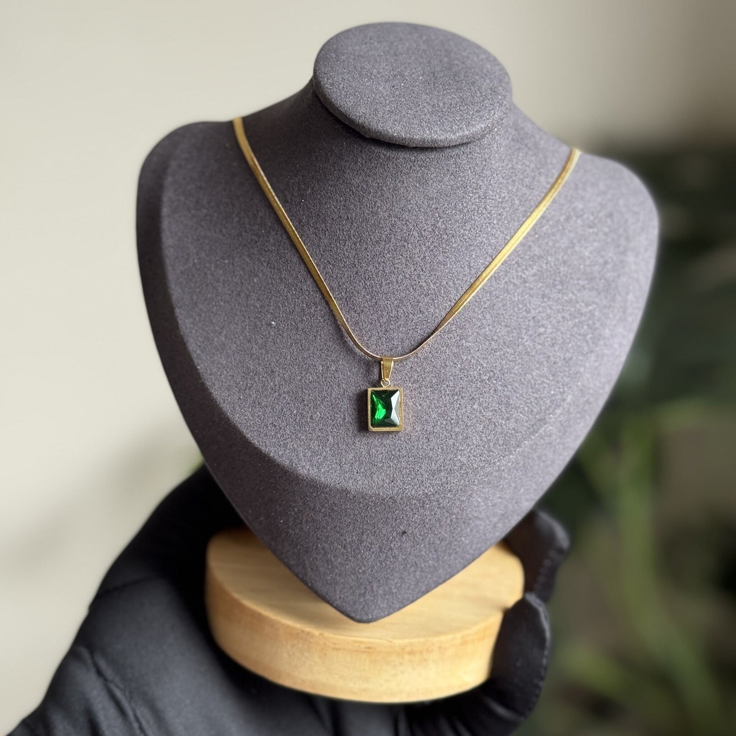 Collier Vert Éclatant