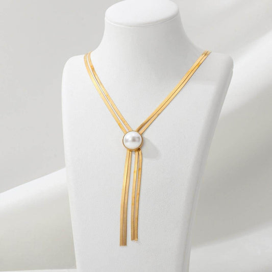 Collier Perle Méditerranéenne - Boutique R Luxuria