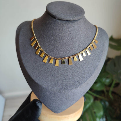 Collier Cascade Dorée - Boutique R Luxuria